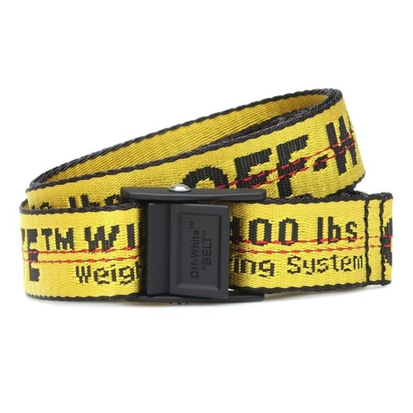 Yellow industrial Off white belt - Picture 3 of 3